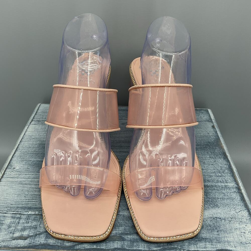 Transparent Wedge Sandals - Picture 3 of 10